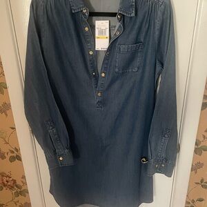 slim fit dress slacks Giana Corset Denim Dress Small main image 0